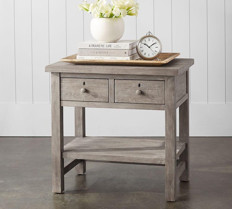 Farmhouse 2Drawer Nightstand Pottery Barn Australia